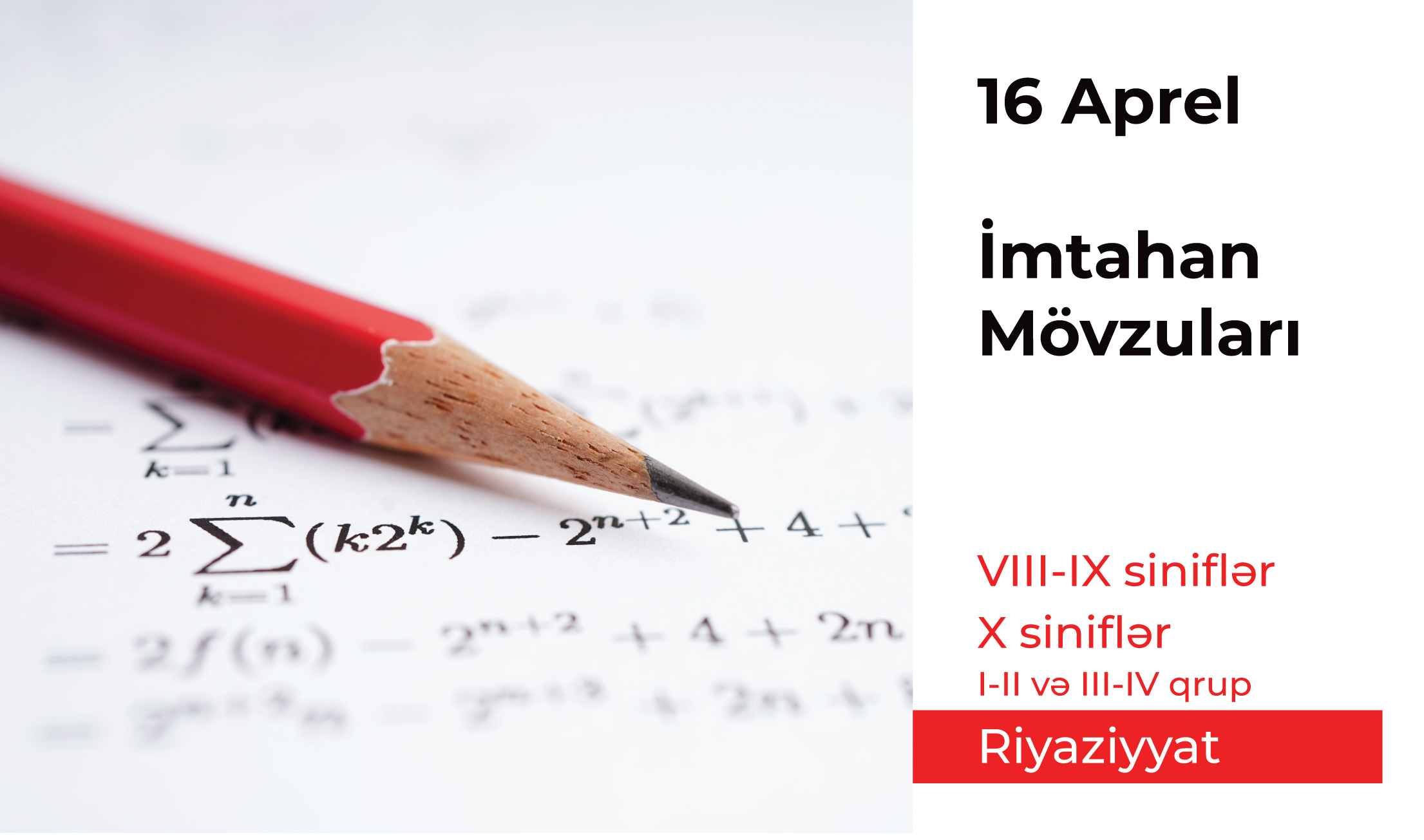 Riyaziyyat 8, 9 və 10-cu siniflər