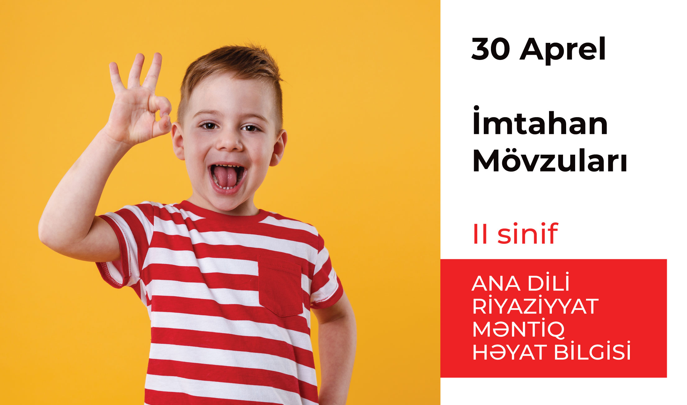 2-ci sinif imtahan mövzuları